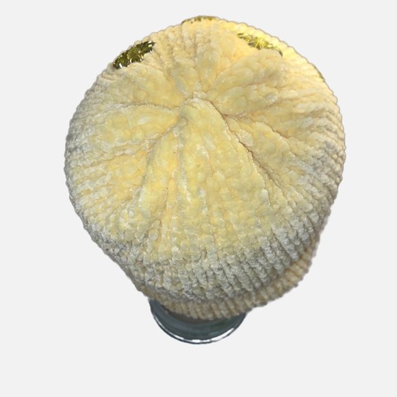 Plasma Beamz Hand-Knitted Chinelle Sunshine and Daisies Beanie main image 10